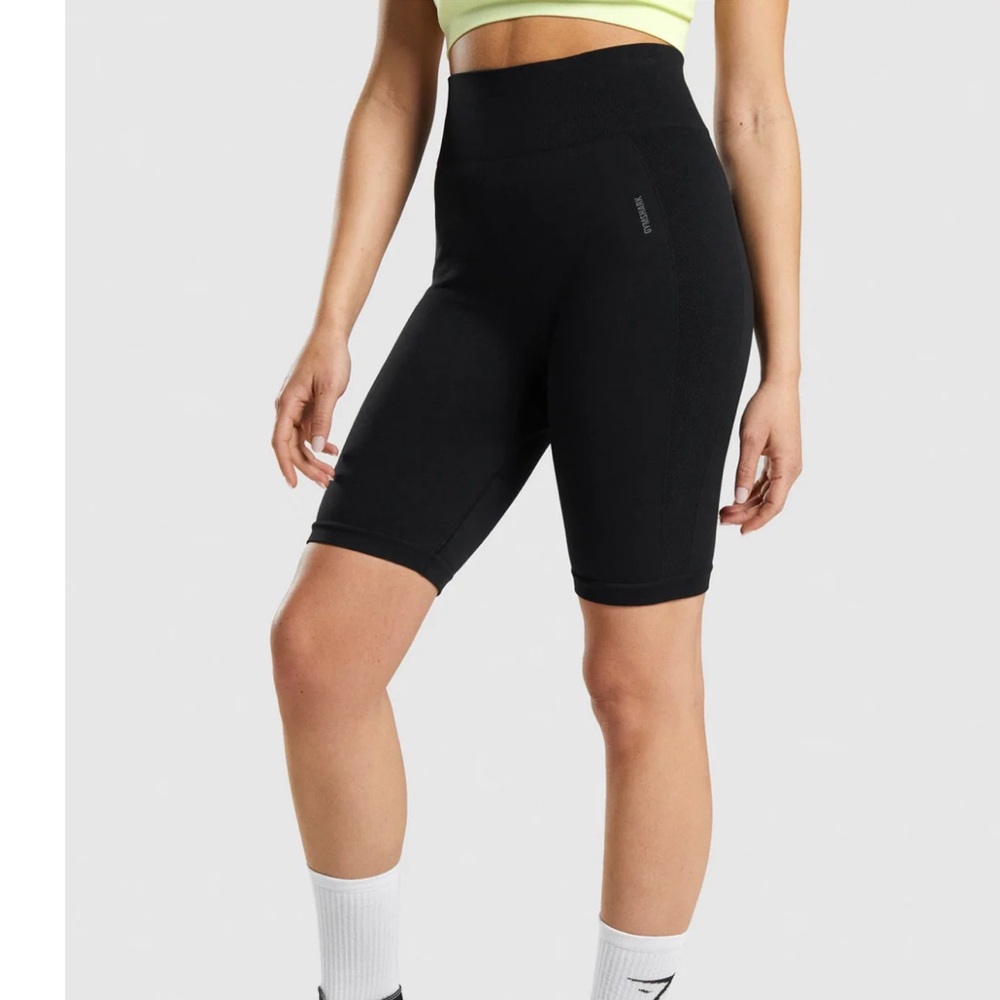 *NEW Gymshark Black Flex Cycling Shorts